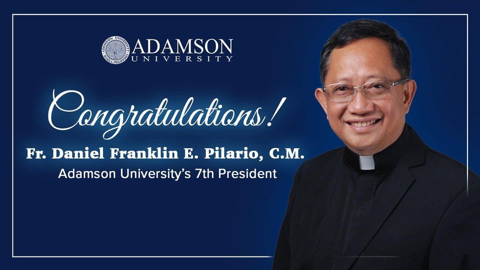Congrats Fr.Danny AdU 7thPres 2