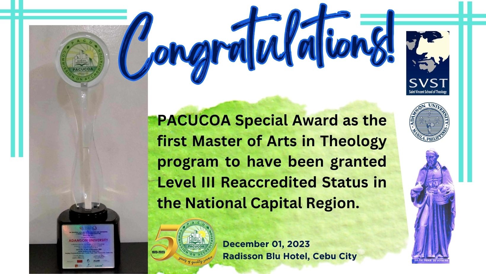 Congratulations (PACUCOA)